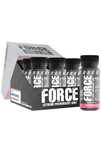Refined Nutrition Force Extreme Preworkout Shot, Watermelon, (Box OF 12 Shots)