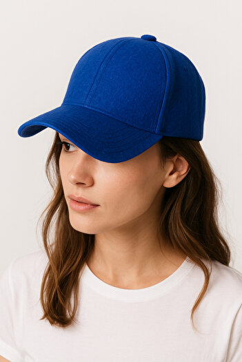 ZERAMİNE Felt Textured Unisex Sports Hat – Casual Trendy Cap - Lined