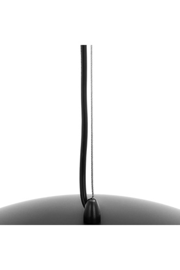 Other Modern 1-light dome-shaped hanging lamp - black and gold