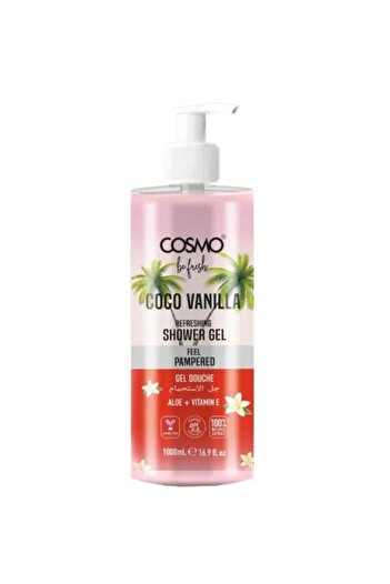 Cosmo Refreshing Shower Gel with Cocoa and Vanilla Scent 1000ml