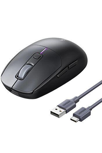 Other Wireless Bluetooth 5.0 USB 2.4GHz Computer Mouse - Black