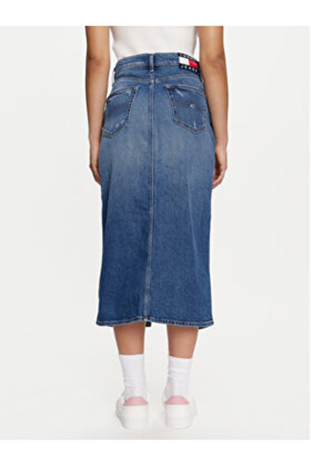 Tommy Jeans Women's Denim skirt DW0DW18225 Blue