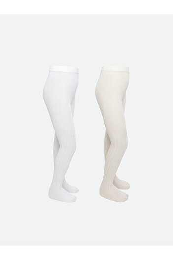 LC Waikiki Lcw Kids Pink Girls' Pantyhose 2-Piece