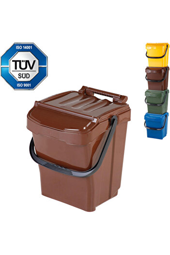 Other Waste sorting bin for waste URBA PLUS 40L - brown