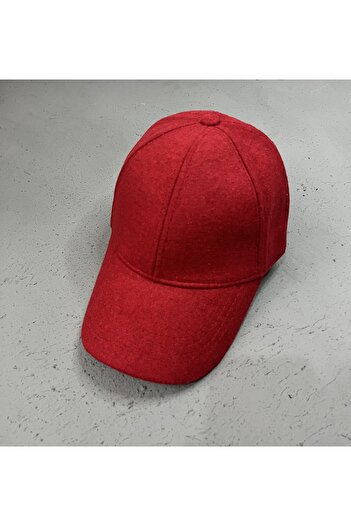 ZERAMİNE Felt Textured Unisex Sports Hat – Casual Trendy Cap - Lined