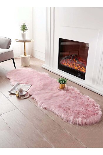 Bukela Area Rug 60×180 Cm, Ultra Soft Fluffy Faux Sheepskin Fur Couch Cover Seat Cushion Furry Carp