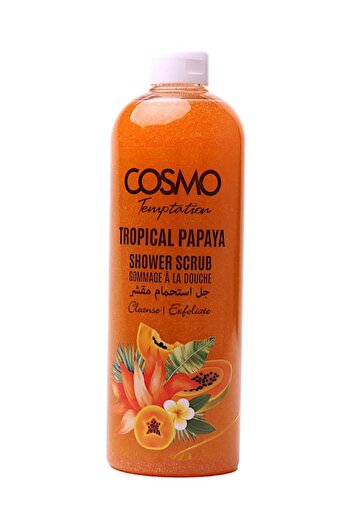 Cosmo Tropical Papaya Shower Scrub Gel 1000ml