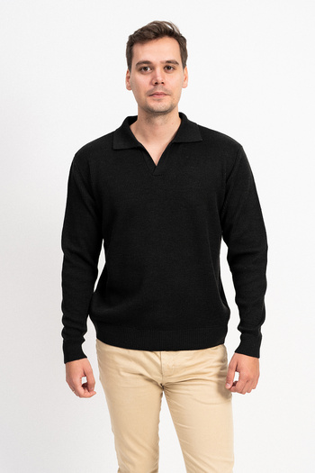 F&K Polo Neck Men's Knitwear Sweater