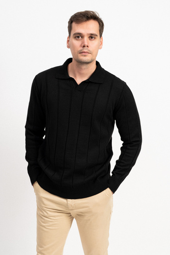 F&K Polo Neck Men's Knitwear Sweater