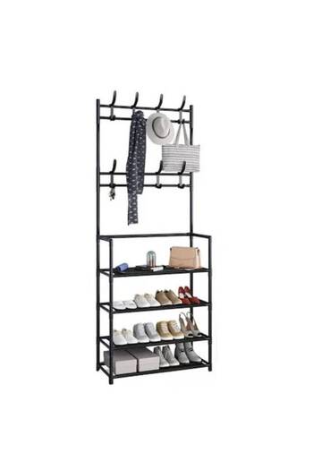 OEM Clothing and Footwear Organizer Plastic, BLACK