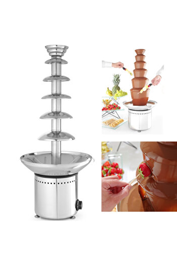 Other Chocolate fondue fountain, 6 levels, steel, 300 W - Hendi 274163