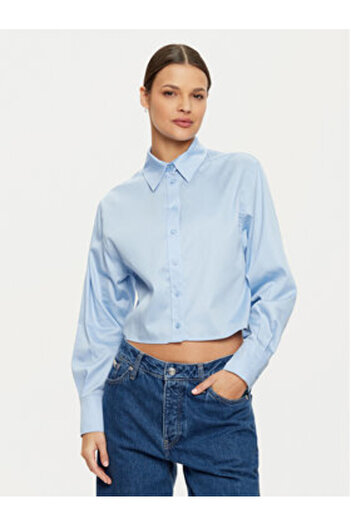 Calvin Klein Cămașă de damă K20K208068 albastră
