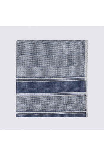 Ecocotton Elis Mavi-Krem 3-компонентний набір органічних кухонних рушників 40 x 60 см.