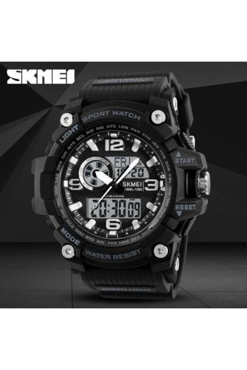 Skmei Dual Time Led Quartz Digital Men's Watch