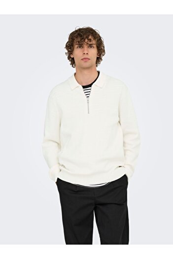 Only & Sons Gestricktes Oberteil ONSPHIL Gestricktes Poloshirt