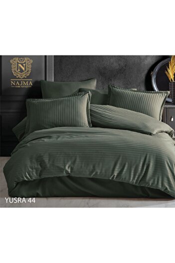 Roshen Turkish hotel bed sheet set, 100% cotton, full of moving filling, luxurious and elegantly designed, size 260*240