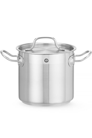 Other Profi Line tall pot with lid, sandwich bottom, 95 l, diameter 500 x 500 mm - Hendi 833025