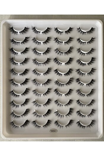 hulyabeauty TAKMA KİRPİK 40 ÇİFT YARIM