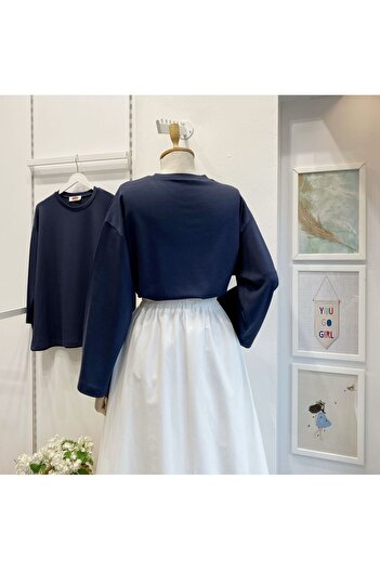 Faya Boutique Indigo Blue Modal Fabric Blouse