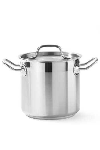 Other Profi Line tall pot with lid, sandwich bottom, 6 l, diameter 200 x 190 h - Hendi 832202