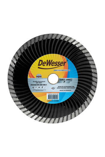 DEWESSER Diamond Cutting Disc Turbo