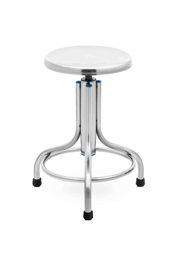 Other Stainless steel laboratory stool, 45-60 cm, up to 150 kg