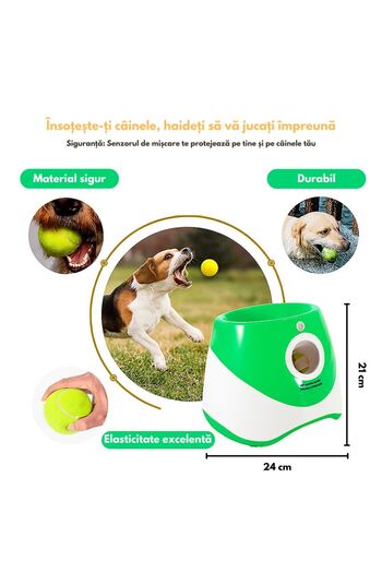 OEM Automatic ball launcher for dogs, interactive toy, distance adjustment, rechargeable battery