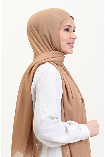 sefamerve Summer Shawl 70256-03 Milky Coffee