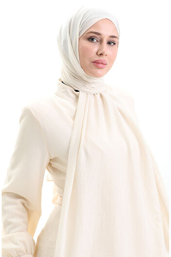 sefamerve Cotton Soft Shawl 70283-11 Beige
