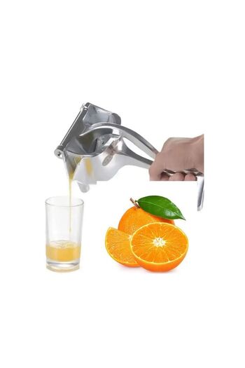 Doty Manual juicer Squeeze Vitamins, press type, stainless steel, durable, easy to use and clean, silver,