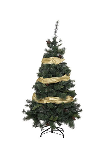 Atmosphera Créateur D'intérieur Decorative ribbon garland 12x500 cm, made of PVC, gold