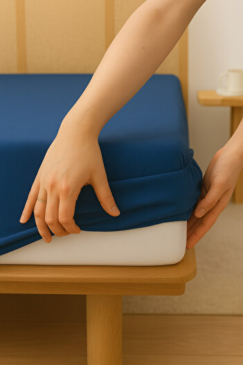 Vip Home Concept Market Ürünleri Double Fitted Sheet 160 cm X 200 cm Cotton Sheet