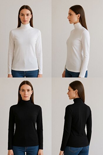 MİO ESTİLO Stand-Up Collar Badi