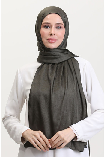 sefamerve Crystal Shawl 70255-22 Dark Khaki