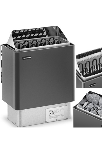Other Electric sauna heater 8-12 m3 up to 110C 400 V 8 kW black and silver