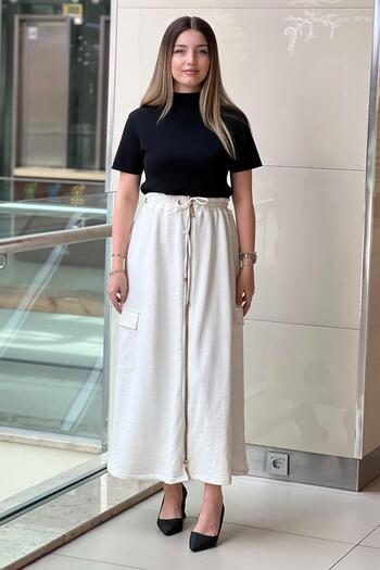 Missemramiss Zipper Detailed Skirt