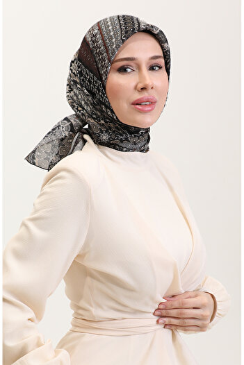 sefamerve Amber Scarf 70291-07 Bitter Brown Khaki