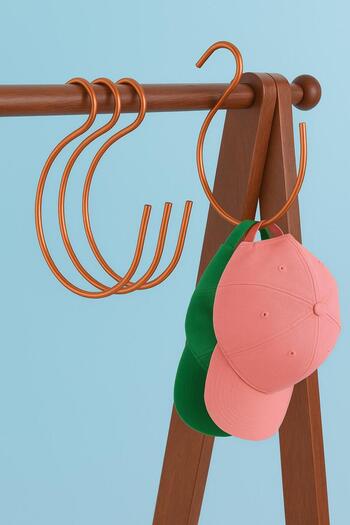 VENON 1 Piece Copper Hat Hanger Shawl Hanger Scarf Hanger Bag Hanger Clothes Hanger Metal Hanger