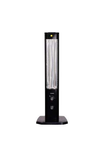 Hausberg Radiator Electric HB-8560, 2300W, Termostat Reglabil, Lampa de semnalizare 3 pozitii, Negru