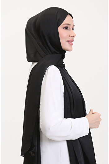 sefamerve Jan Jan Chiffon Shawl 70239-01 Black