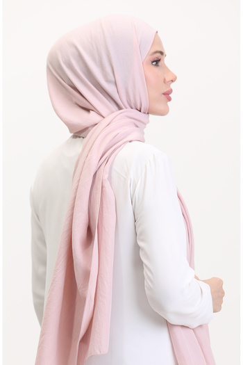 sefamerve Cotton Jazz Shawl 70257-15 Powder