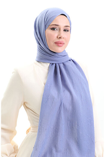 sefamerve Bamboo Shawl 70281-20 Blue