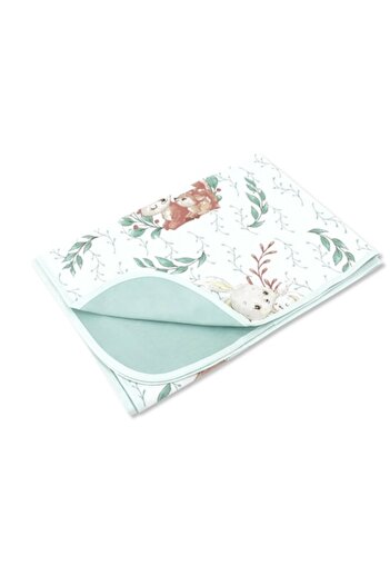 MimiNu Baby Blanket, MimiNu, Two-Sided, 75 x 100 cm, Certified Cotton Oeko Tex Standard 100, Lulu
