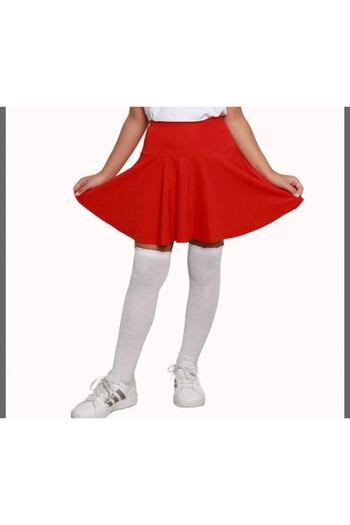 Terry Red short skirt