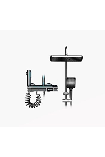 OEM Shower Column Set with Thermostat, LED, and Digital Display