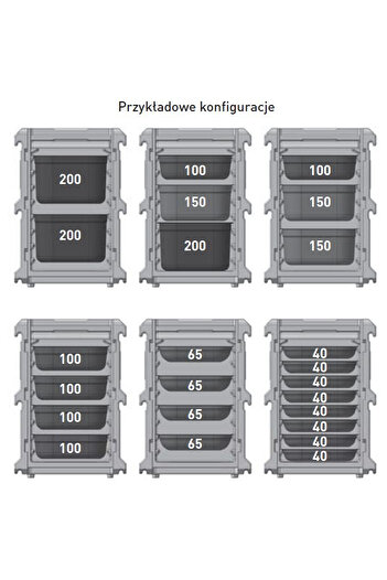 Other Thermal container catering thermos EEP 8 x trays or containers GN1/1 100L - Hendi 707999