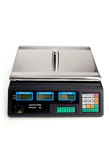 OEM Electronic scale with dual display, accumulator, 40kg + Gift Kitchen Apron