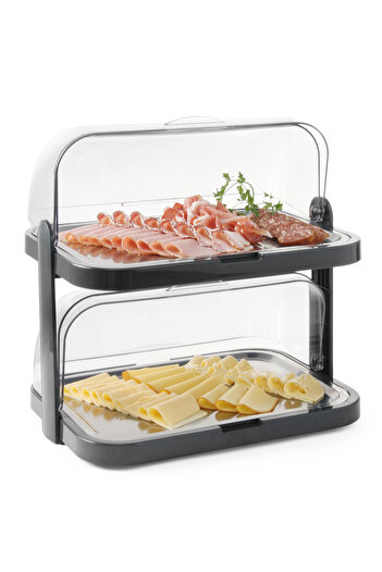 Other Display case for food display, cooled with inserts, 44x32x44cm - Hendi 871812