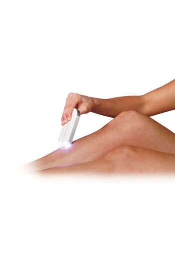 Insta Portable Cordless Epilator with Sensa Light Technology, Pain-Free, USB Charging, White