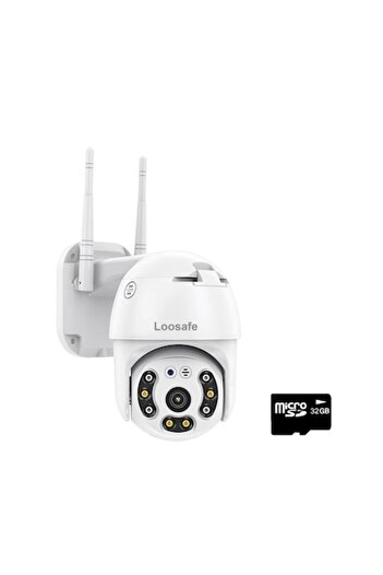 Loosafe WIFI 80PRO Hawk Eye video surveillance camera, 8 MP, outdoor/indoor, 4K, 4X zoom, wheels